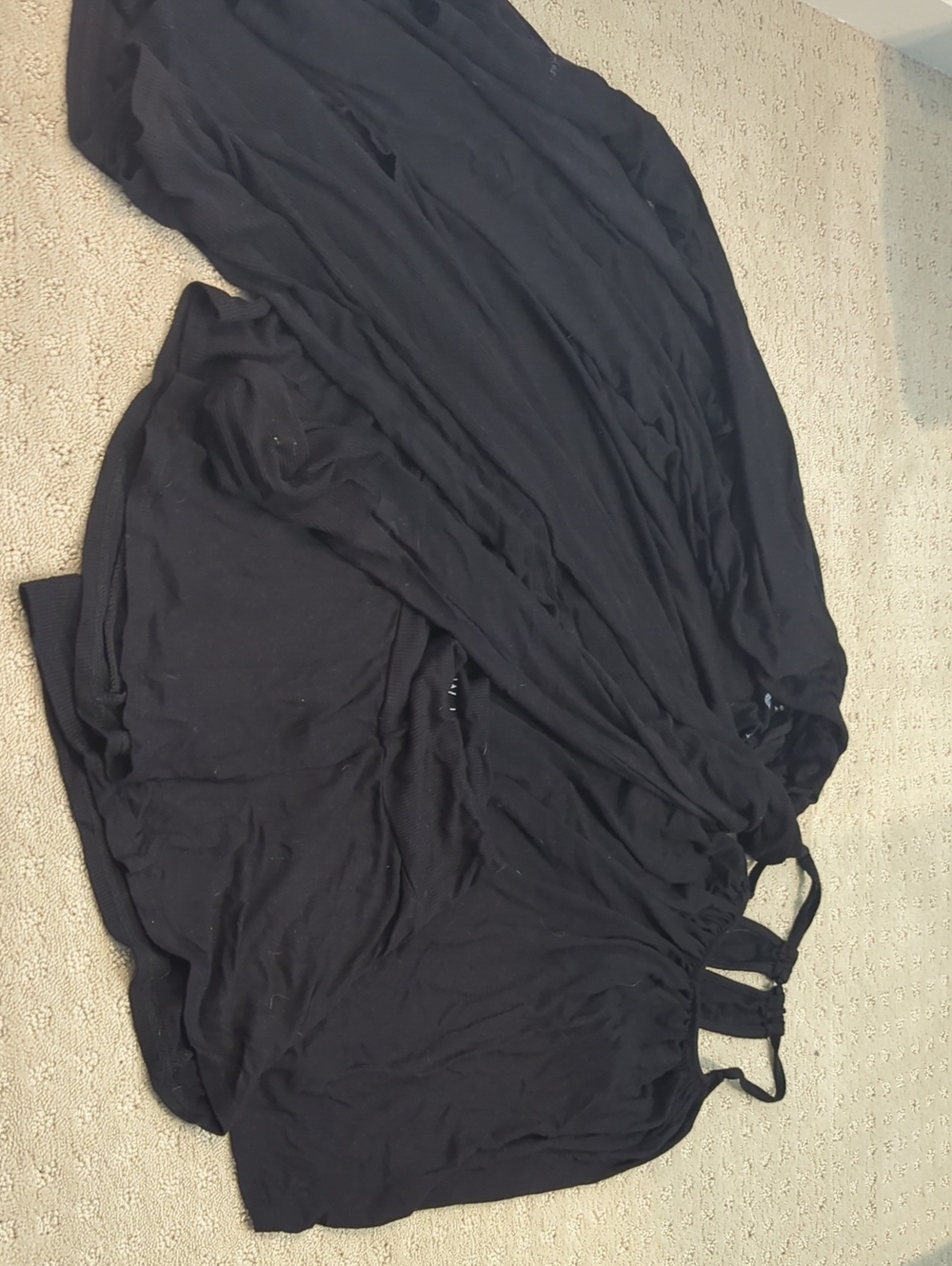 Black Strappy Women's Sleep Set